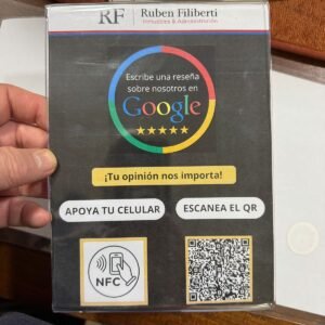 Solución Inteligente para reseñas de Google Map en Acrilico